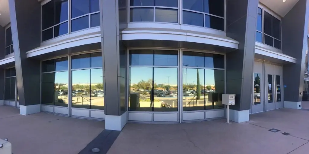 Tinted Norfolk office windows